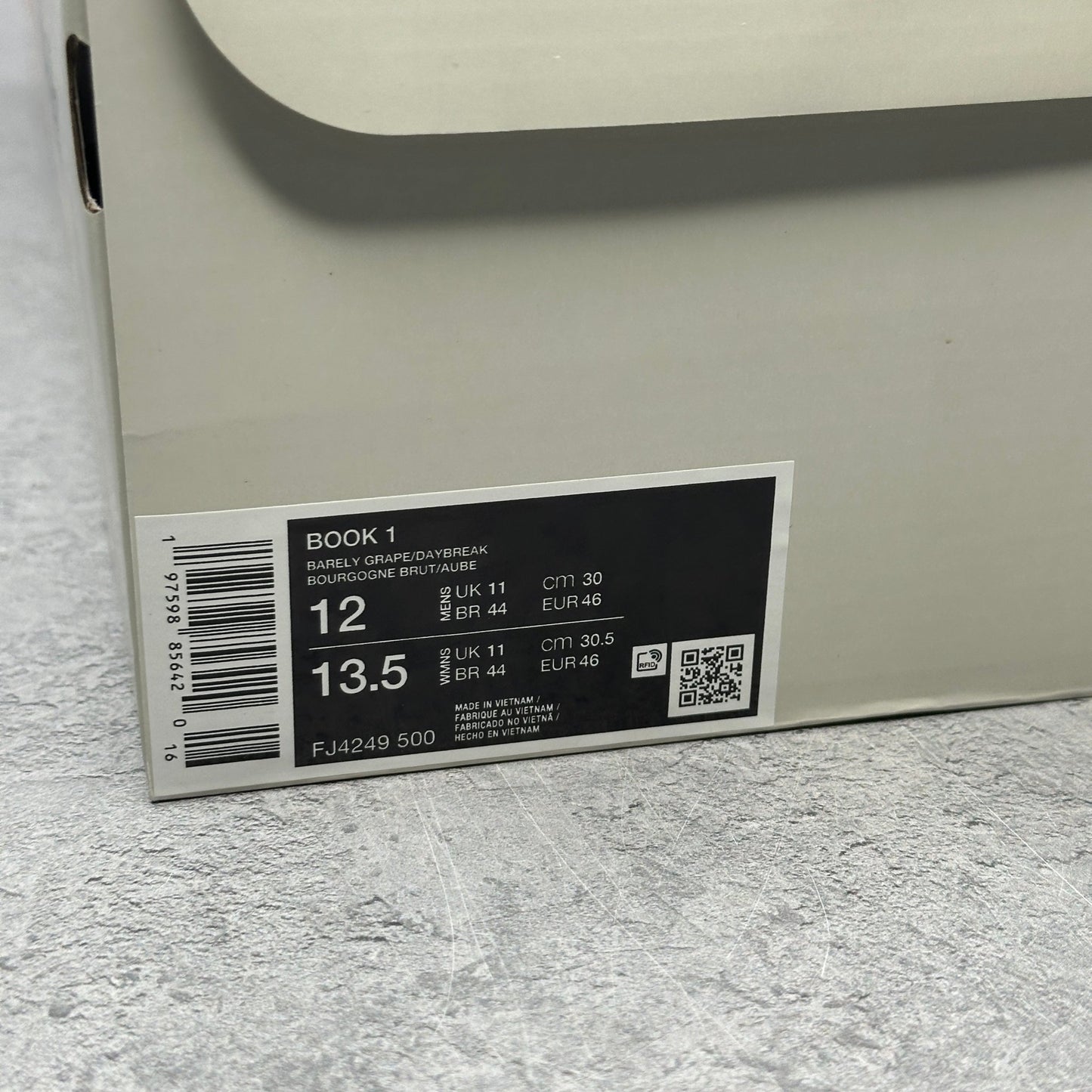 Nike Book 1 Lilac Bloom - Kicks Collective PA - Nike - FJ4249-500/FJ4250-500 - Men's Shoes - 12M/13.5W - Brand New