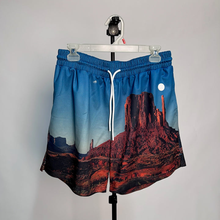 Common Hype PHoenix Landscape Mesh Shorts - Kicks Collective PA - Common Hype - CH - Apparel - XL - Pre-Owned - No Box