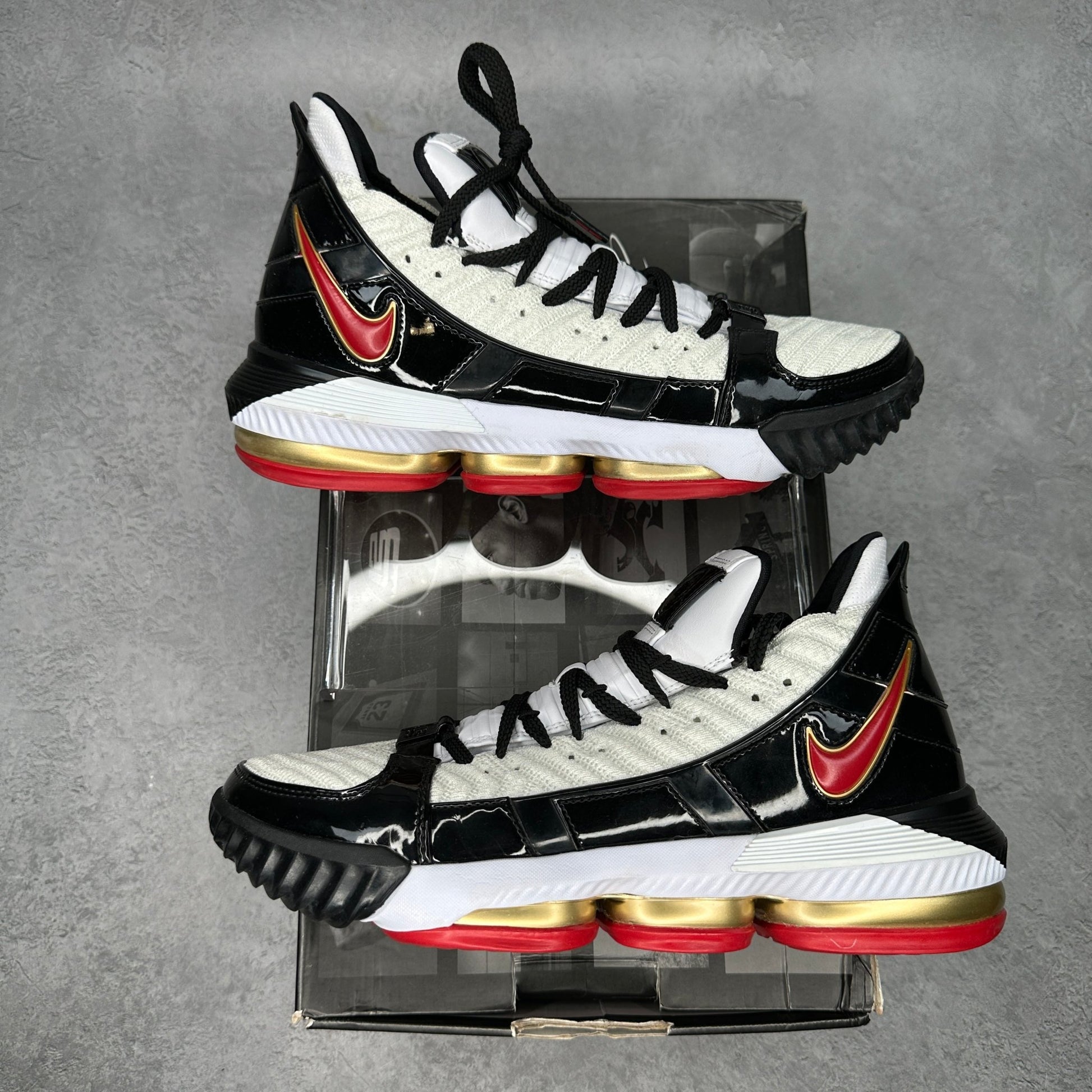Nike LeBron 16 Remix *pre - owned* SIZE 10 - Kicks Collective PA - Nike - CD2451-101 - Men's Shoes - 10M/11.5W - Pre - Owned - Replacement Box
