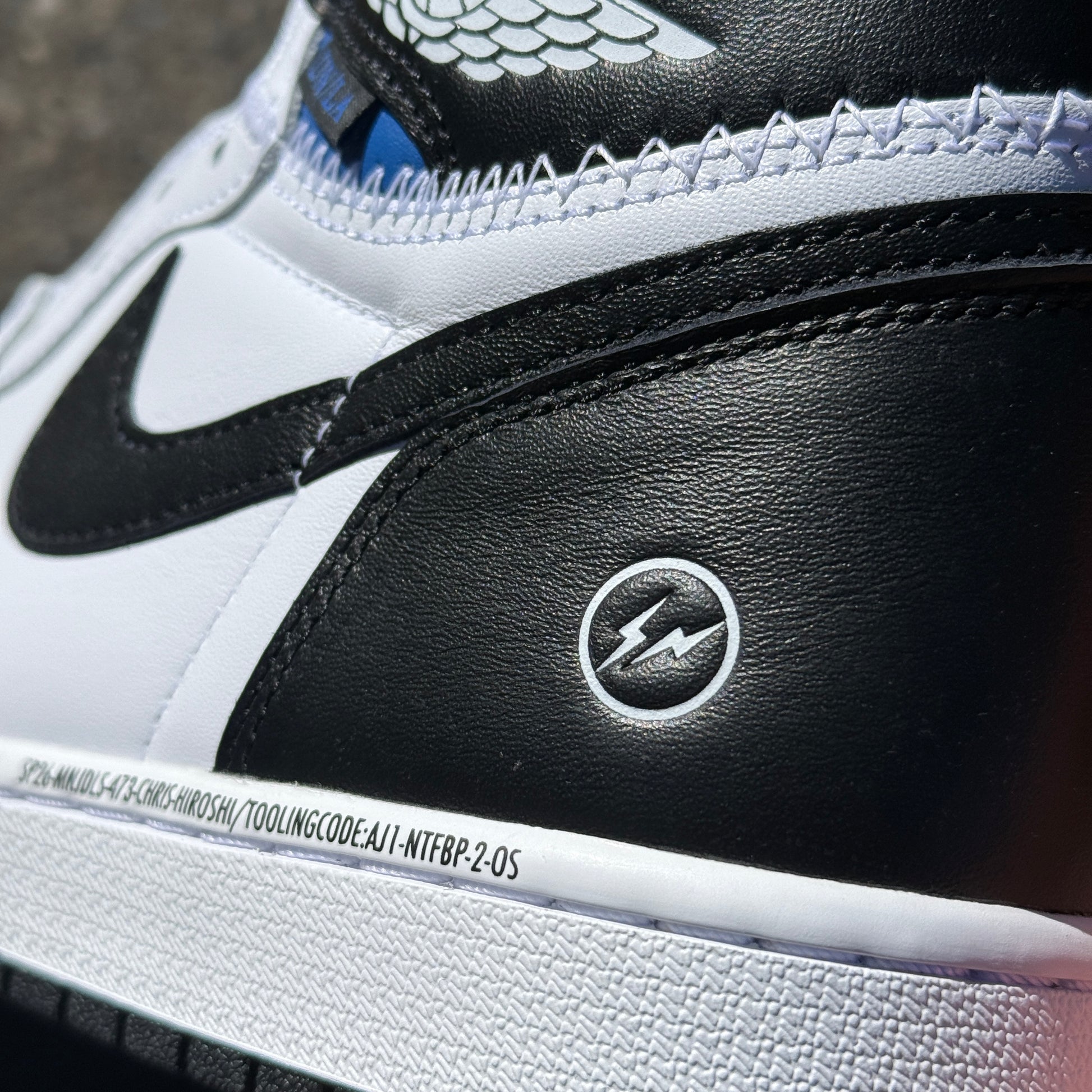 Jordan 1 Retro High OG SP Fragment x Union LA White Black