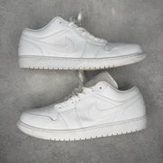 Jordan 1 Low Triple White *pre-owned* SIZE 15