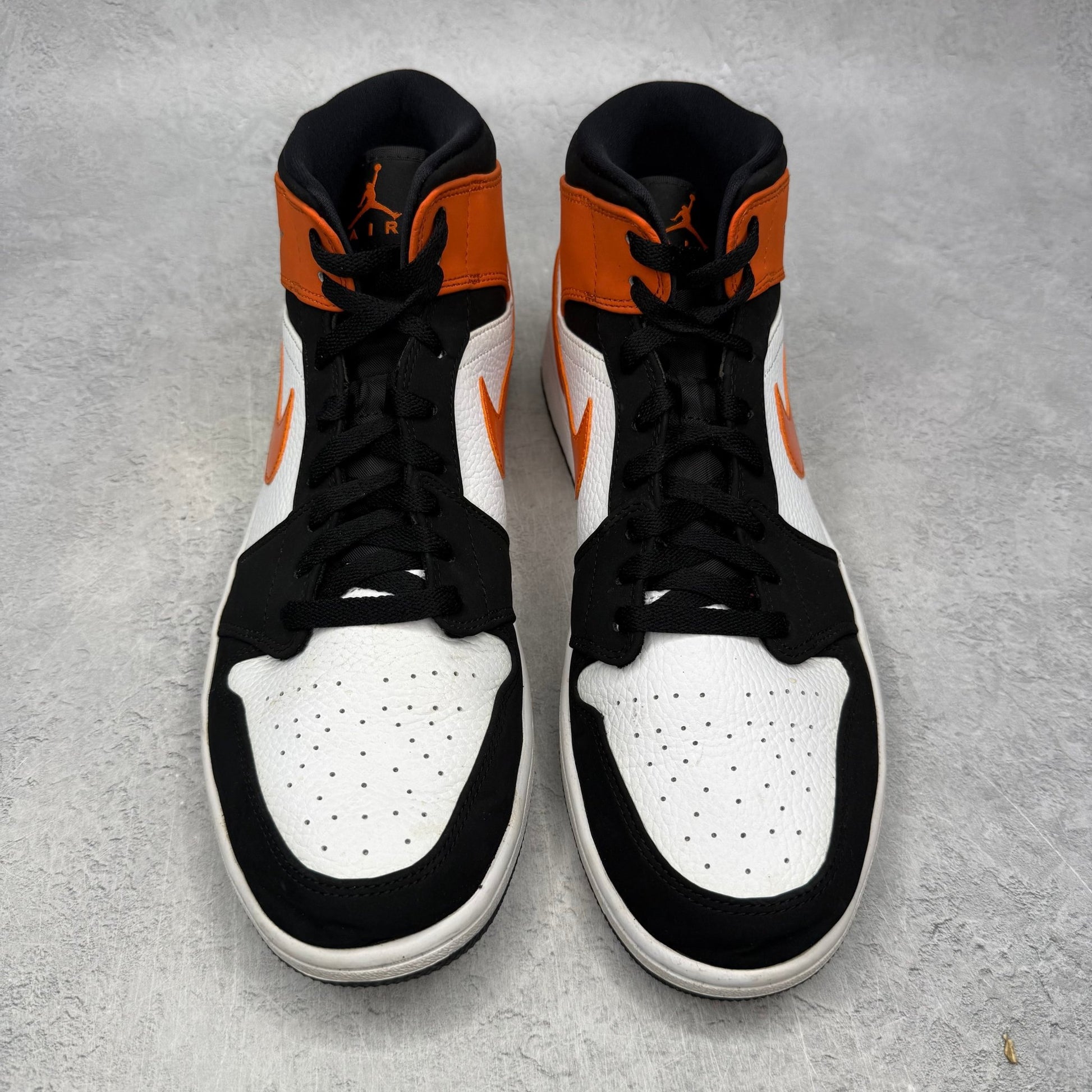 Jordan 1 Mid Shattered Backboard *pre - owned* SIZE 12 - Kicks Collective PA - Jordan - 554724-058 - Men's Shoes - 12M/13.5W - Pre - Owned - No Box