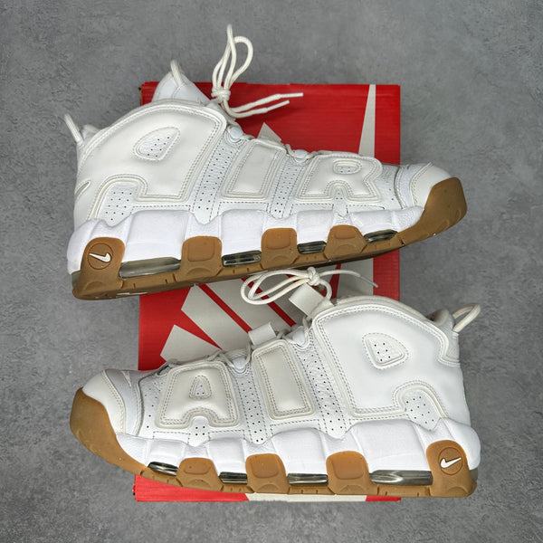 Nike Air More Uptempo White Gum *pre - owned* SIZE 13 - Kicks Collective PA - Nike - 414962-103 - Men's Shoes - 13M/14.5W - Pre - Owned