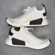 adidas NMD R2 White Black pre-owned size 10.5
