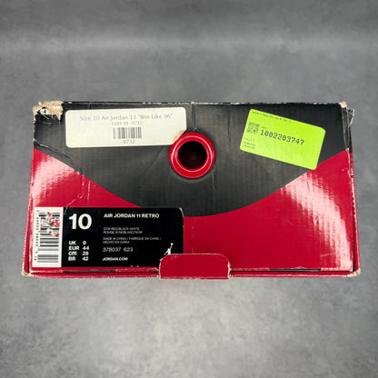 Jordan 11 Retro Win Like 96 *pre-owned* SIZE 10