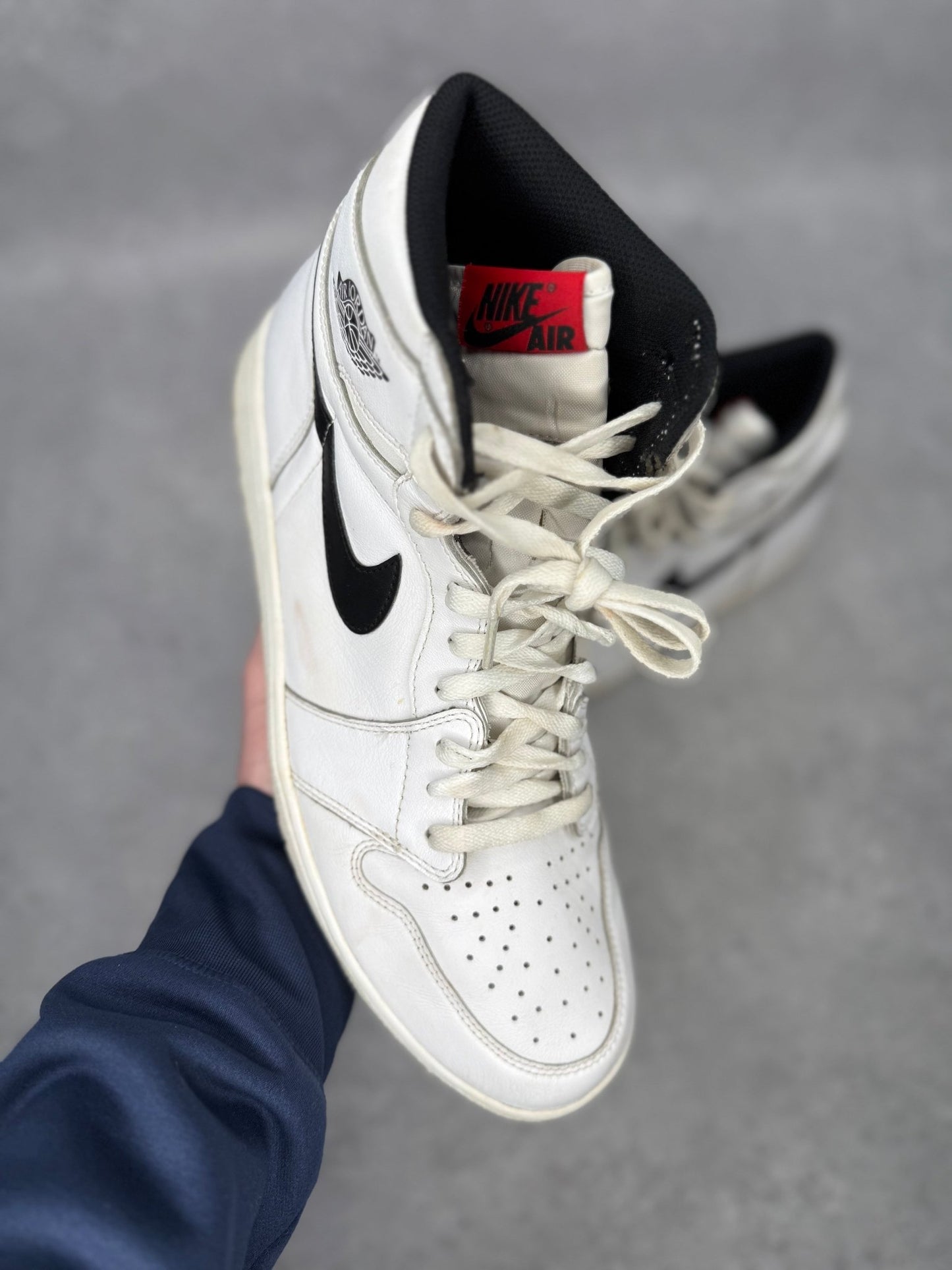 Jordan 1 Retro Yin Yang White *pre - owned* SIZE 13 - Kicks Collective PA - Jordan - 555088-102 - Men's Shoes - 13M/14.5W - Pre - Owned - No Box