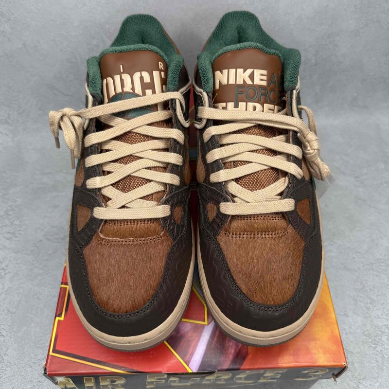 Nike Air Force 3 Low SP Nigo Baroque Brown - Kicks Collective PA - Nike - HQ0260 - 201 - Men's Shoes - 12M/13.5W - Brand New