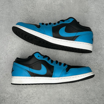 Jordan 1 Low Laser Blue Black *pre-owned* SIZE 10.5