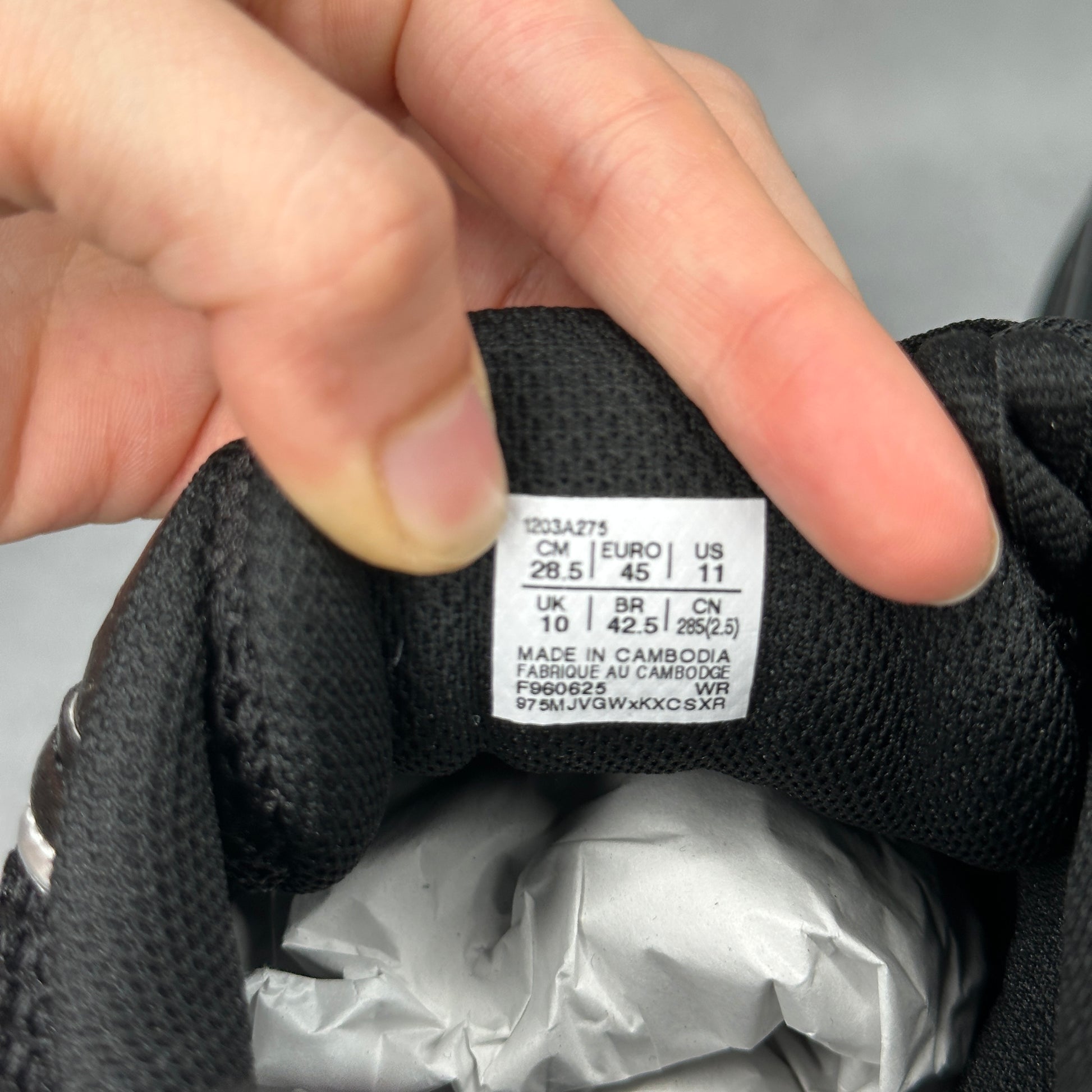 ASICS Gel-1130 Black Pure Silver