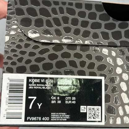 Nike Kobe 6 Dodgers (GS)