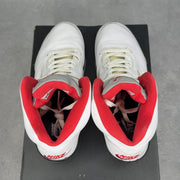 Jordan 5 Retro Fire Red Silver Tongue (2020) - Image 5
