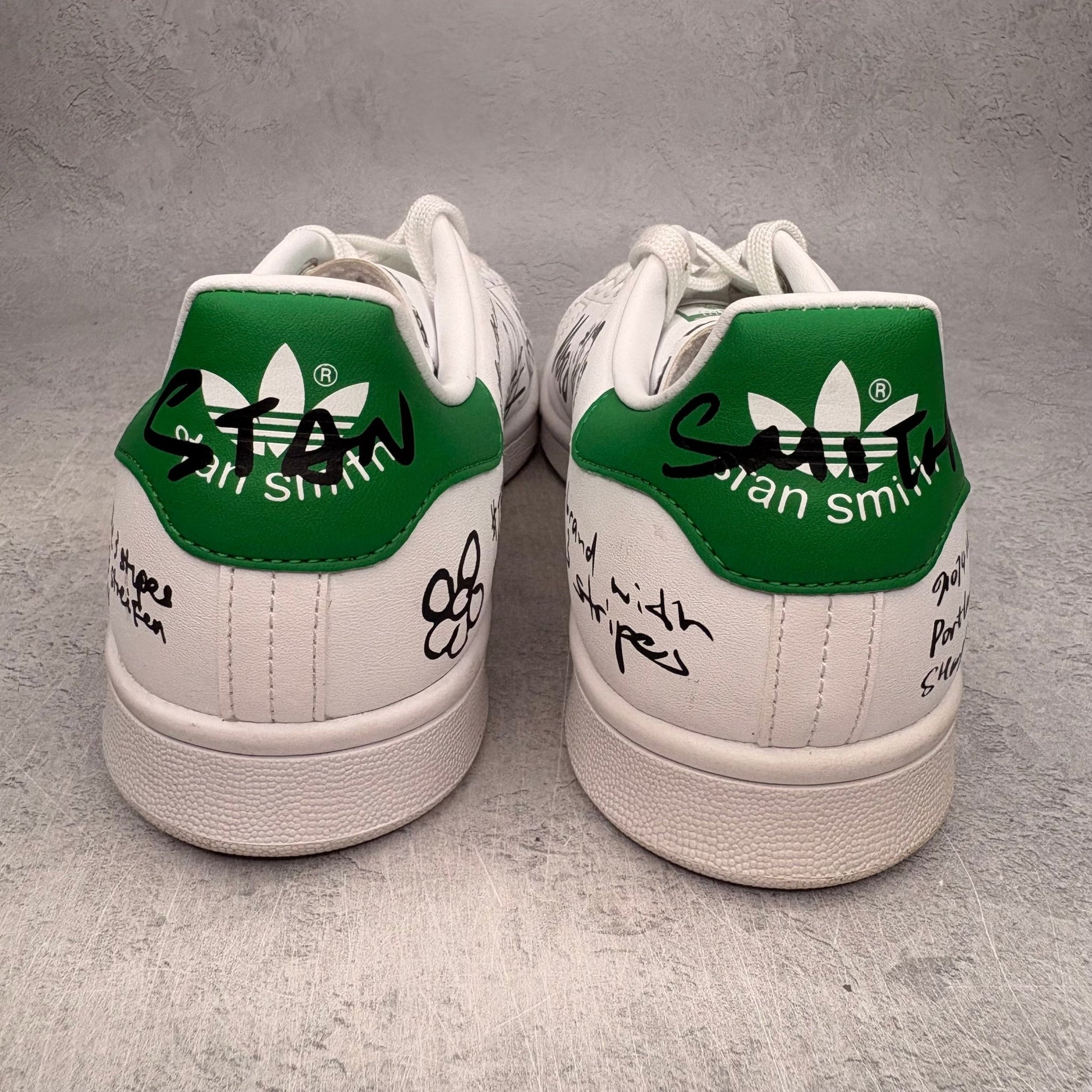 adidas Stan Smith Sharpie Pack Graffiti White *pre - owned* SIZE 8 - Kicks Collective PA - adidas - GV9800 - Men's Shoes - 8M/9.5W - Pre - Owned - No Box