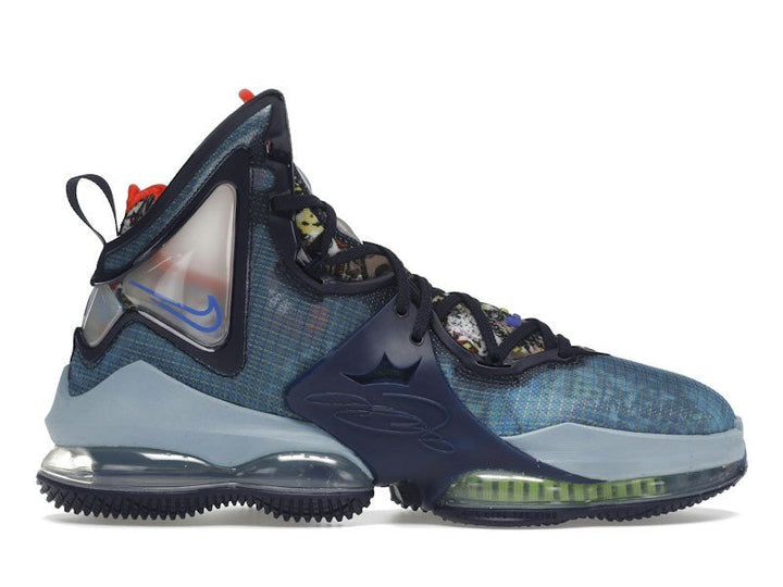 Nike LeBron 19 Fast Food Dutch Blue - Kicks Collective PA - Nike - DC9340-400/CZ0203-400-4 - sneakers - 4Y / 5.5W