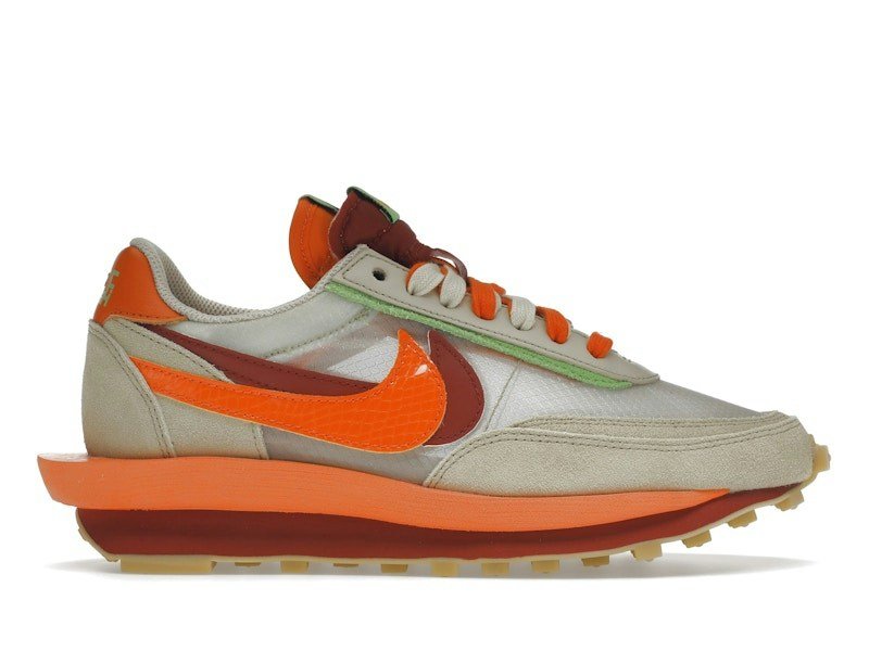 Nike LD Waffle sacai CLOT Kiss of Death Net Orange Blaze - Kicks Collective PA - Nike - DH1347-100-3.5 - sneakers - 3.5Y / 5W