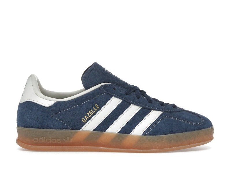 adidas Gazelle Indoor Night Indigo Off White Gold Metallic - Kicks Collective PA - adidas - JQ8393-3 - sneakers - Y / 1.5W